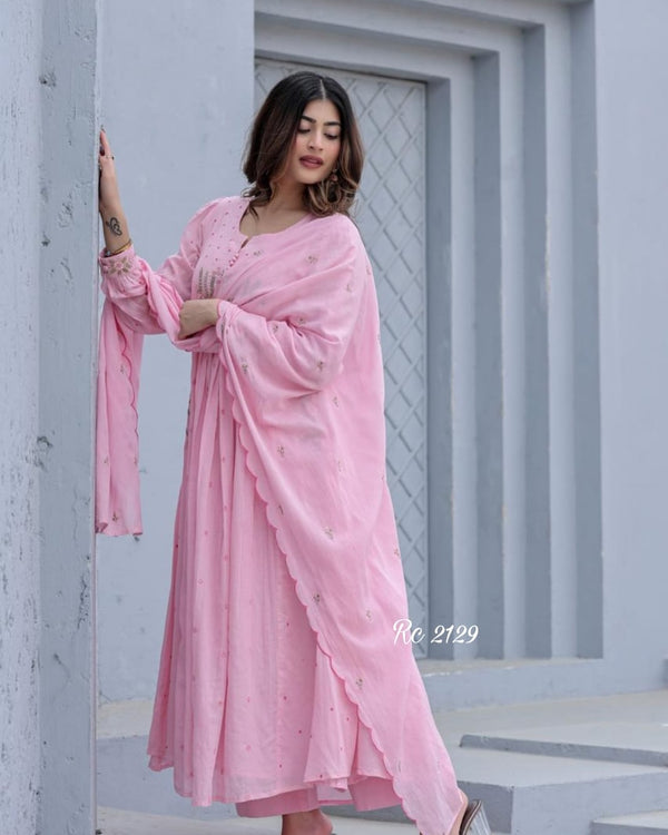 PINK COLOR SUIT SET WITH DUPATTA