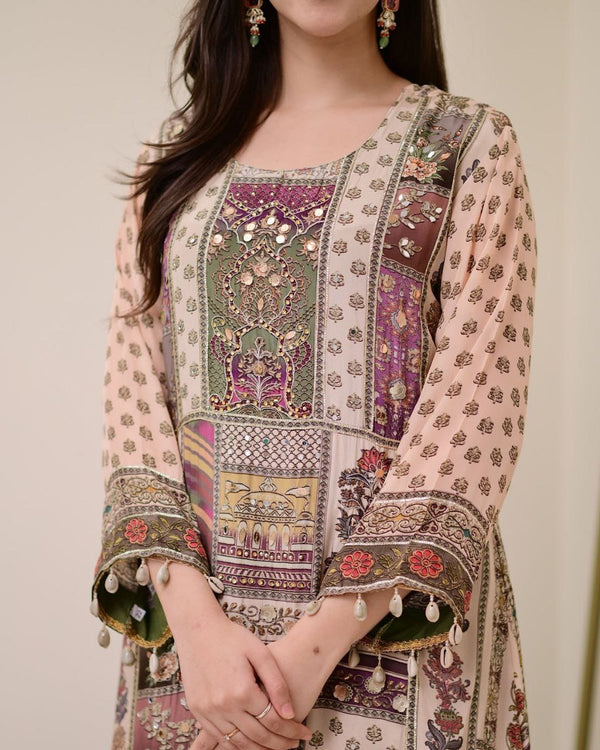 Heritage Patchwork Kurta Set